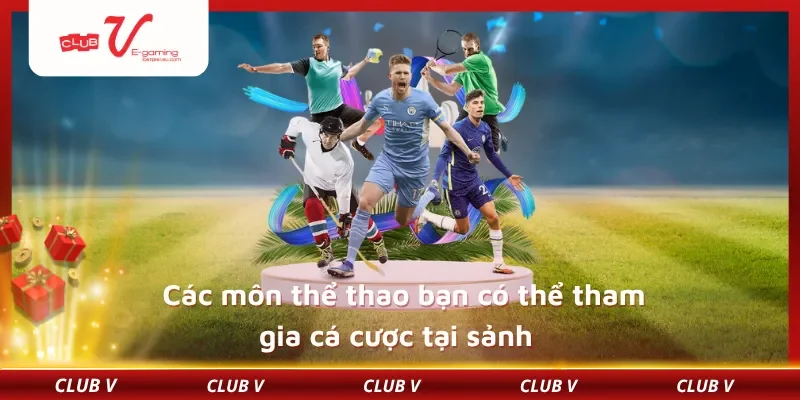 Các môn thể thao bạn có thể tham gia cá cược tại sảnh